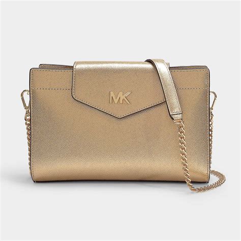 michael kors camden crossbody gold|Michael Kors gold crossbody.